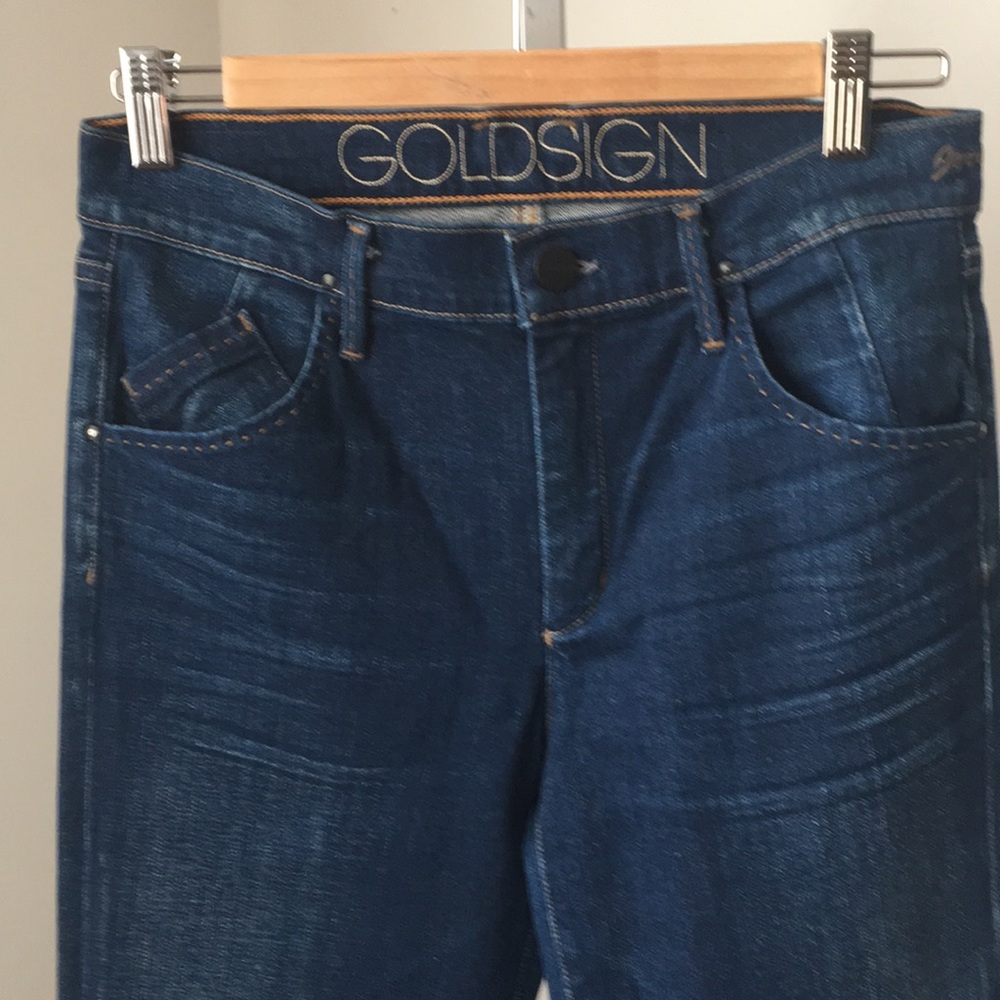 Goldsign Jerry Flare Jean in med wash